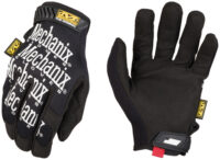 Mechanix Wear® Medium Black The Original® Full Finger Synthetic Leather Mechanics Gloves With Hook And Loop Cuff, Spandex® Back, Synthetic Leather Palm And Fingertips And Reinforced Thumb