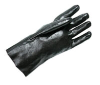 Radnor® Large Black 12" Economy PVC Glove Fully Coated With Rough Finish Palm