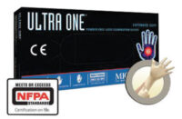 Microflex® Small Natural 11.811" UltraOne® 9.8 mil Latex Ambidextrous Non-Sterile Medical Grade Powder-Free Disposable Gloves With Textured Finger Tip Finish, Extended Beaded Cuff And Polymer Coating(50 Each Per Box)