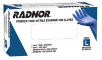 Radnor® Small Blue 9 1/2" 3 mil Medical Exam Grade Latex-Free Nitrile Ambidextrous Non-Sterile Powder-Free Disposable Gloves With Textured Finish (200 Each Per Box)