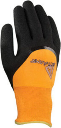 Ansell Size 9 Black And Hi-Viz Orange ActivArmr® Nitrile Acrylic And Polyester Lined Cold Weather Gloves With Knit Wrist