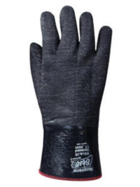 SHOWA™ Size 10 Black Insulated Neo Grab™ Cotton Jersey Lined Cold Weather Gloves With Gauntlet Cuff Neoprene® Coated And Wrinkle Finish