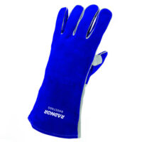 Radnor® Large Blue 14" Premium Side Split Cowhide Cotton/Foam Lined Insulated Left Hand Welders Glove With Double Reinforced, Wing Thumb, Welted Fingers And Kevlar® Stitching (Carded)