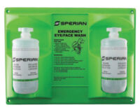 Fend-all® 32 Ounce Double Bottle Eyesaline® Sperian Sterile Eye Wash Wall Station