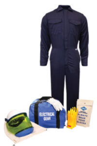 National Safety Apparelﾮ 2X Blue UltraSoftﾮ Flame Resistant Arc Flash Kit With Gloves