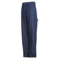 Bulwarkﾮ 48" X 34" Blue EXCEL FRﾮ Cotton Denim Pre-washed Flame Resistant Dungaree With Zipper And Snap Closure