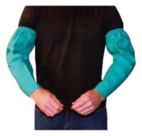 Radnorﾮ 18" Green 9 Ounce 100% Cotton Flame Retardant Sleeves With Snap at Wrist Closure