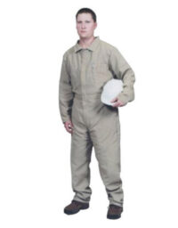 Stanco Safety Productsﾙ X-Large Tan Nomexﾮ Nomexﾮ IIIA Arc Rated Flame Resistant Coveralls With Front Zipper Closure