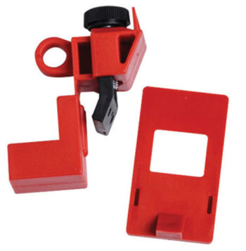 Bradyﾮ Red Impact Modified Nylon And Polypropylene 120/277 V Clamp-On Circuit Breaker Lockout