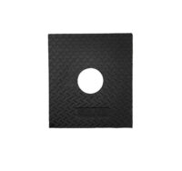 Cortina Safety Products 15" X 14" X 3" Black Recycled Rubber Delineator Base (10 lb)