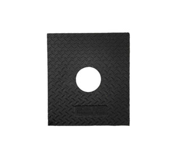 Cortina Safety Products 15" X 14" X 3" Black Recycled Rubber Delineator Base (10 lb)