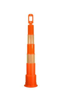 Cortina Safety Products Group 42" Orange Channelizer Cone With 4 6" Hi-Intensity Reflective Stripes