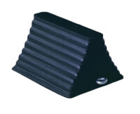 Cortina Safety Products 10" X 8" X 6" Black Recycled Rubber Heavy Duty Wheel Chock