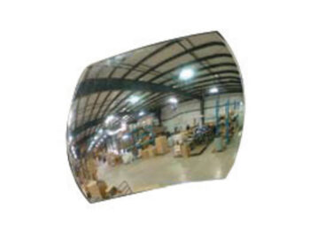 Se-Kure Controlsﾮ 18" Acrylic Lens Plexi-Viewﾮ Indoor Convex Mirror With Safety Border And Mounting Z Bracket