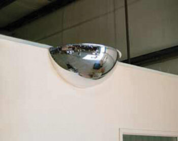 Se-Kure Controlsﾮ 18" Acrylic Lens Viewﾮ Half Dome 180ﾰ Mirror