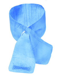 OccuNomix Blue MiraCoolﾮ Lightweight 100% Cotton Cooling Neck Wrap
