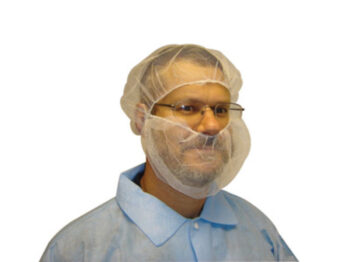 Radnorﾮ 24" White Polyester Hairnet (100 Per Bag)