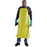 Ansell 35" X 45" Yellow CPPﾙ 18 oz Hycar Heavy Weight Chemical Protection Apron
