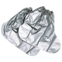 Northﾮ by Honeywell One Size Fits All 15" Silver Shieldﾮ 2.7 mil Polyethylene EVOH Chemical Protection Boot Cover With Elastic Opening