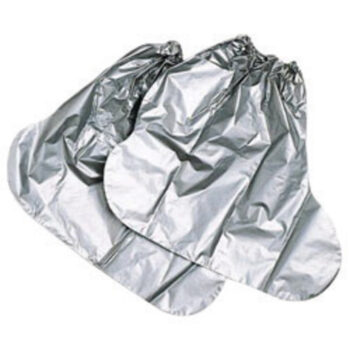 Northﾮ by Honeywell One Size Fits All 15" Silver Shieldﾮ 2.7 mil Polyethylene EVOH Chemical Protection Boot Cover With Elastic Opening