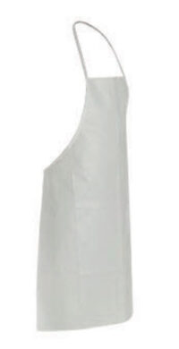 DuPontﾙ 28" X 36" White Safespecﾙ 2.0 5.4 mil Tyvekﾮ Disposable Bib Apron With Drawstring Closure, Neck Loop And Waist Ties (100 Per Case)