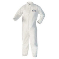 Kimberly-Clark Professional* 2X White KleenGuard* A40 Microporous Film Laminate Disposable Liquid And Particle Bib Overalls/Coveralls