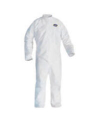 Kimberly-Clark Professional* 2X White KleenGuard* A30 SMS Disposable Breathable Splash And Particle Protection Bib Overalls/Coveralls