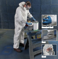 Radnorﾮ X-Large White Pro-2 Microporous Film Laminated To Spunbond Polypropylene Disposable Coveralls With Front Zipper Closure And Attached Hood