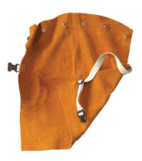 Radnorﾮ 14" Bourbon Brown Premium Side Split Leather Bib With Snap Attachment And Side Release Buckle (Fits Cap Sleeves 2X - 3X)
