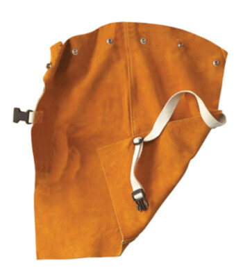 Radnorﾮ 24" Bourbon Brown Premium Side Split Leather Bib With Snap Attachment And Side Release Buckle (Fits Cap Sleeves Small - X-Large)