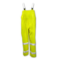 Tingley 3X Fluorescent Yellow/Green Comfort-Briteﾮ 14 mil PVC And Polyester Class E Level 2 Flame Resistant Rain Bib Overalls With Fly Front And Snap Closure And Silver Reflective Tape
