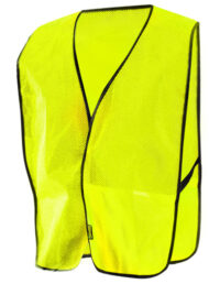 OccuNomix X-Large Hi-Viz Yellow OccuLuxﾮ Valueﾙ Economy Light Weight Polyester Mesh Vest With Front Hook And Loop Closure And Elastic Side Straps And 1 Pocket