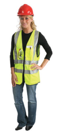 Radnorﾮ Medium Yellow Polyester/Tricot Surveyor Vest