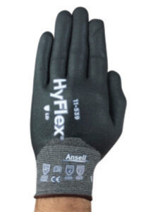 Ansell Size 7 HyFlex 18 Gauge HPPE/Nylon/Spandex Cut Resistant Gloves With Nitrile Coating