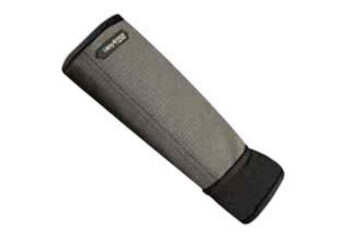HexArmorﾮ Medium Black And Gray Light Weight SuperFabricﾮ Cut And Puncture Resistant Single Layer Arm Guard With Spandex Wrist Insert And Thumb Hole