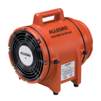 Allegroﾮ COM-PAX-IAL 115 V 3 A 1/3 hp 831 CFM Polyethylene DC SubmersibleAC Explosion Proof Blower Without Canister
