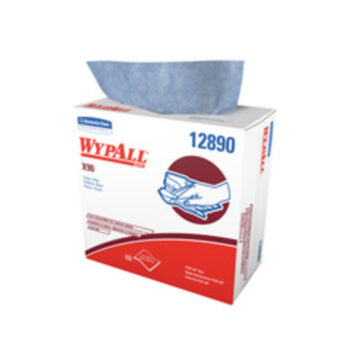 Kimberly-Clark Professional* WYPALL* X90 8.3" X 16.8" Blue Heavy Duty Cloth Wiper (68 Per Box)
