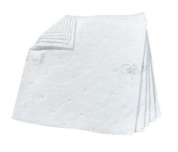 3Mﾙ 17" X 19" White Polypropylene And Polyester High Capacity Sorbent Pad 37.5 gal/bale
