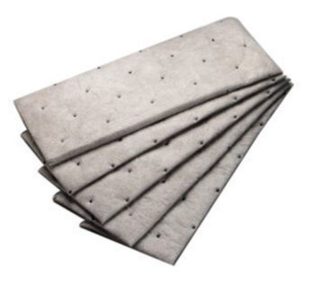 3Mﾙ 7 1/2" X 20 1/2" Light Gray Polypropylene And Polyester High Capacity Maintenance Sorbent Pad