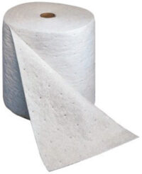 3Mﾙ 15" X 150' Light Gray Polypropylene And Polyester High Capacity Maintenance Sorbent Roll (1 Per Case)