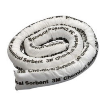 3Mﾙ 3" X 4' Yellow Polypropylene And Polyester Sorbent Mini-Boom