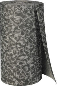 Bradyﾮ 30" X 150' SPCﾙ BattleMatﾙ Gray 2-Ply Polypropylene Double Perforated Heavy Duty Camoflage Sorbent Roll, Perforated Every 15" And Up The Center