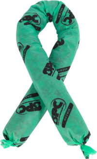 Bradyﾮ 3" X 4' SPCﾙ SOCsﾙ Hazwikﾮ Green Polypropylene Sorbent Socks (12 Per Case)