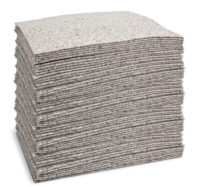 Bradyﾮ 15" X 19" SPCﾙ Re-Formﾙ Gray 1-Ply Meltblown Polypropylene Medium Weight Sorbent Pad