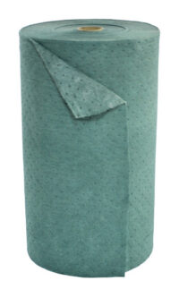 Bradyﾮ 30" X 150' SPCﾙ Re-Formﾙ Pro Plus Green 3-Ply Recycled Fibers Perforated Heavy Weight Sorbent Roll, Perforated Every 30"