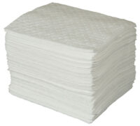 Bradyﾮ 15" X 19" SPCﾙ White 1-Ply Meltblown Polypropylene Dimpled Perforated Medium Weight Sorbent Pad (100 Per Bale)
