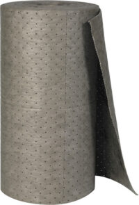 Bradyﾮ 30" X 150' SPCﾙ UXTﾙ Dark Gray 3-Ply Meltblown Polypropylene Perforated Double Sided Xtra Tough Low Linting Heavy Weight Sorbent Roll, Perforated Every 15"