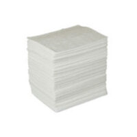 Radnorﾮ 15"  X 17" Light Weight Oil Sorbent Pads Perforated At 7 1/2"