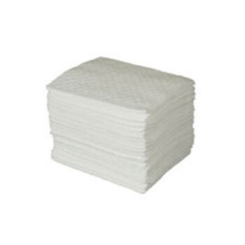 Radnorﾮ 15" X 18" Polypropylene Premium Lightweight Oil Sorbent Pads Perforated Every 7 1/2"