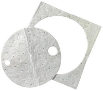 3Mﾙ 22" Gray Maintenance Sorbent Drum Cover With Skirt For 55 Gallon Drum